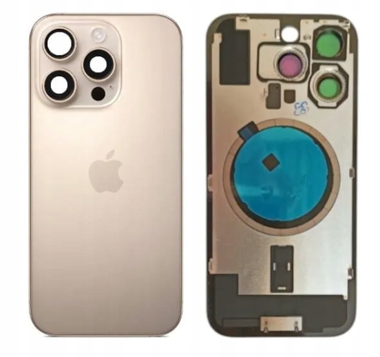 Zadní kryt pro Apple iPhone 16 Pro – zlatý