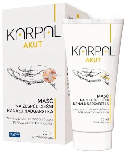 

Karpal Akut maść na zespół cieśni kan. nadgarstka
