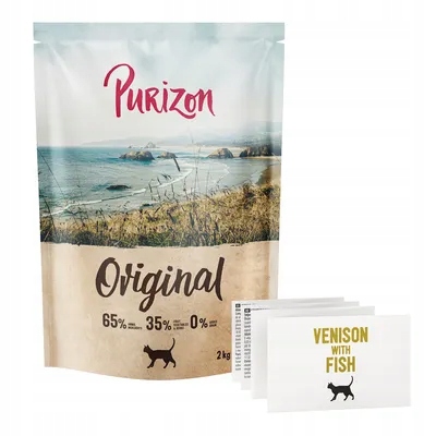 Purizon Original, jeleń z rybą – bez zbóż 2kg oryginał