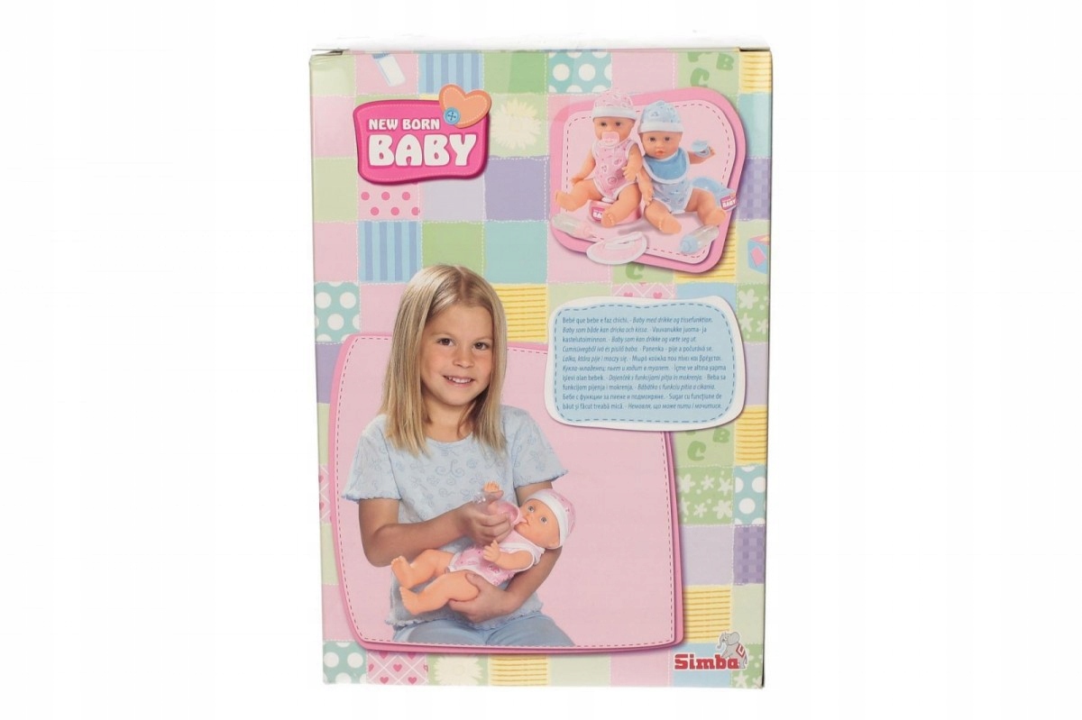 New Born Baby, Lalka Funkcyjna, 30 cm, 2 rodzaje Bohater brak