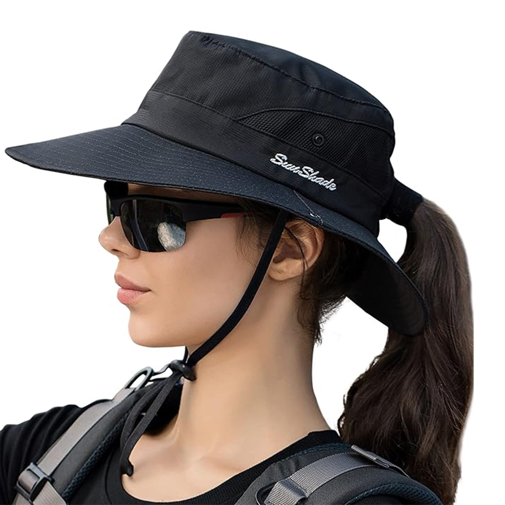 KAPELUSZ składany Damski TURYSTYCZNY TAKTYCZNY FAJNY CZARNY 56-58cm premium Rozmiar (obwód głowy w cm) 60