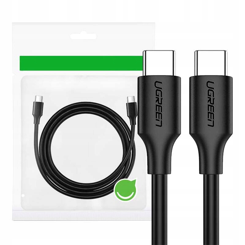 Kabel Usb-c do Usb-c Pd Ugreen US286 Power Delivery 60W 1m (czarny)