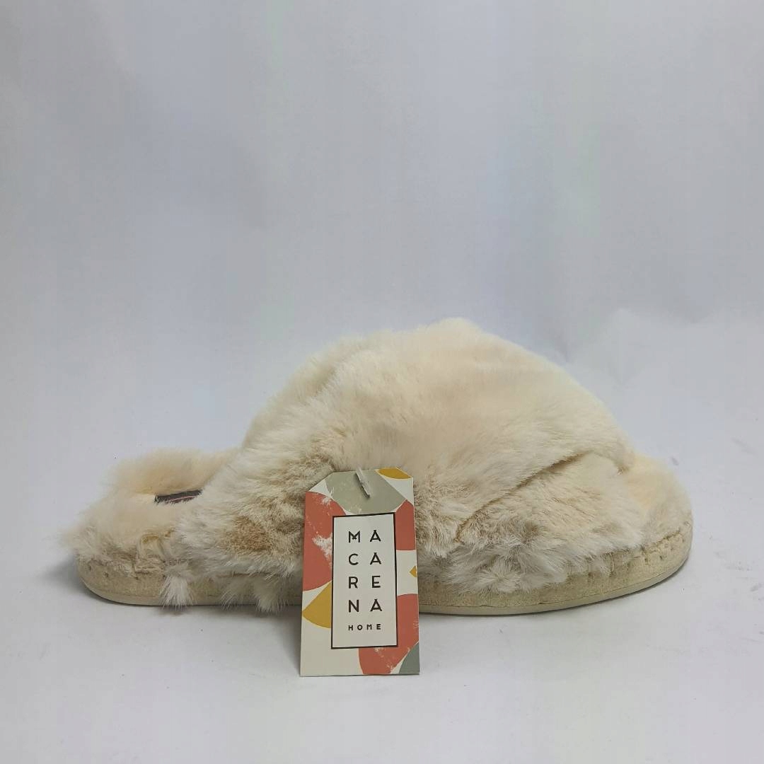 Dámské pantofle Macarena Vico 1 Crudo 38, Ecri