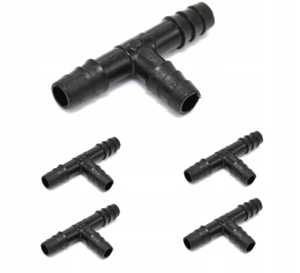 5X TRÓJNIK PLASTIKOWY UNIWERSALNY DO WĘŻY 5X5X5 5mm