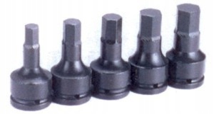 Jonnesway Zestaw bitów udarowych z nasadką 3/4"