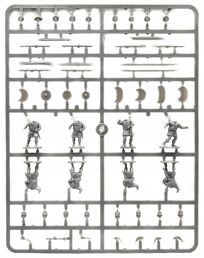 Greek Peltasts Javelin Men 8 szt.