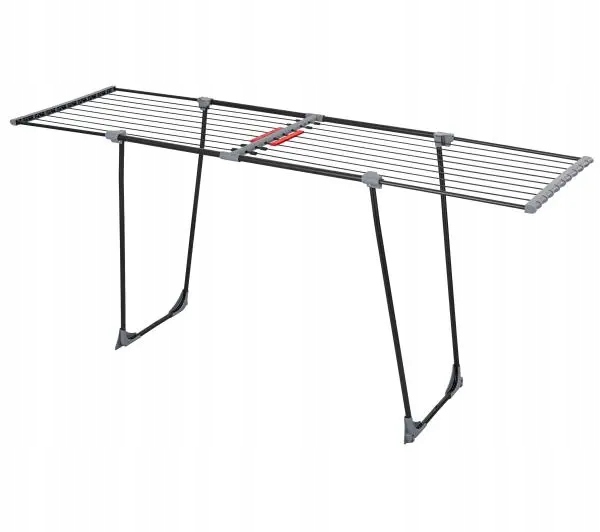 Suszarka Na Pranie Rozsuwana Hillmann ESUS03 20m Z Kółkami Czarna