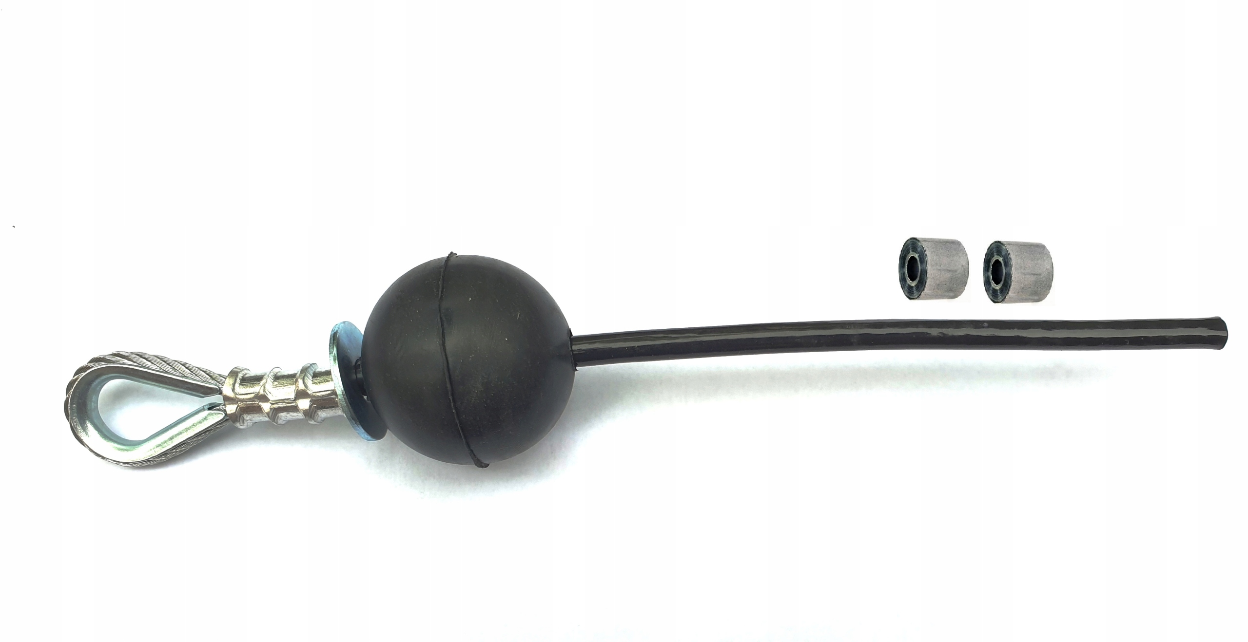 

Gotowa linka stalowa 6mm.atlas,osłonka Pcv 270cm.