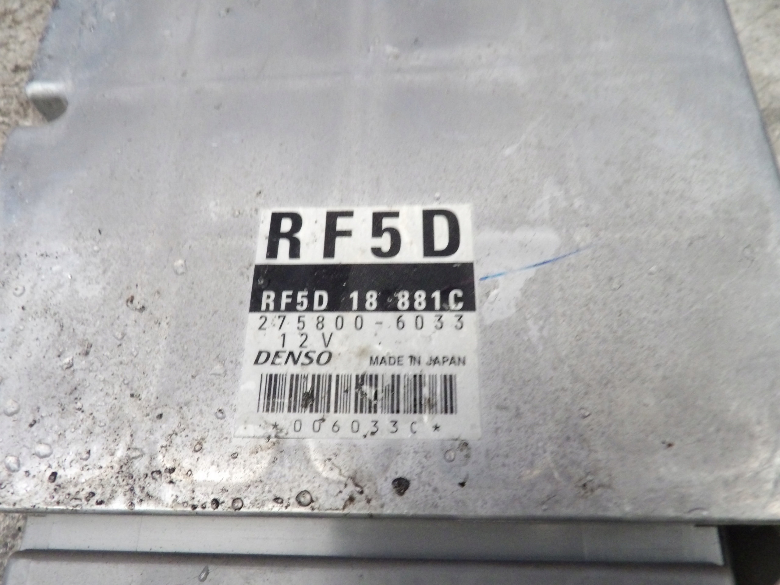 Mazda 6 2,0 CITD computer control unit RF5D18881C 275800-6033