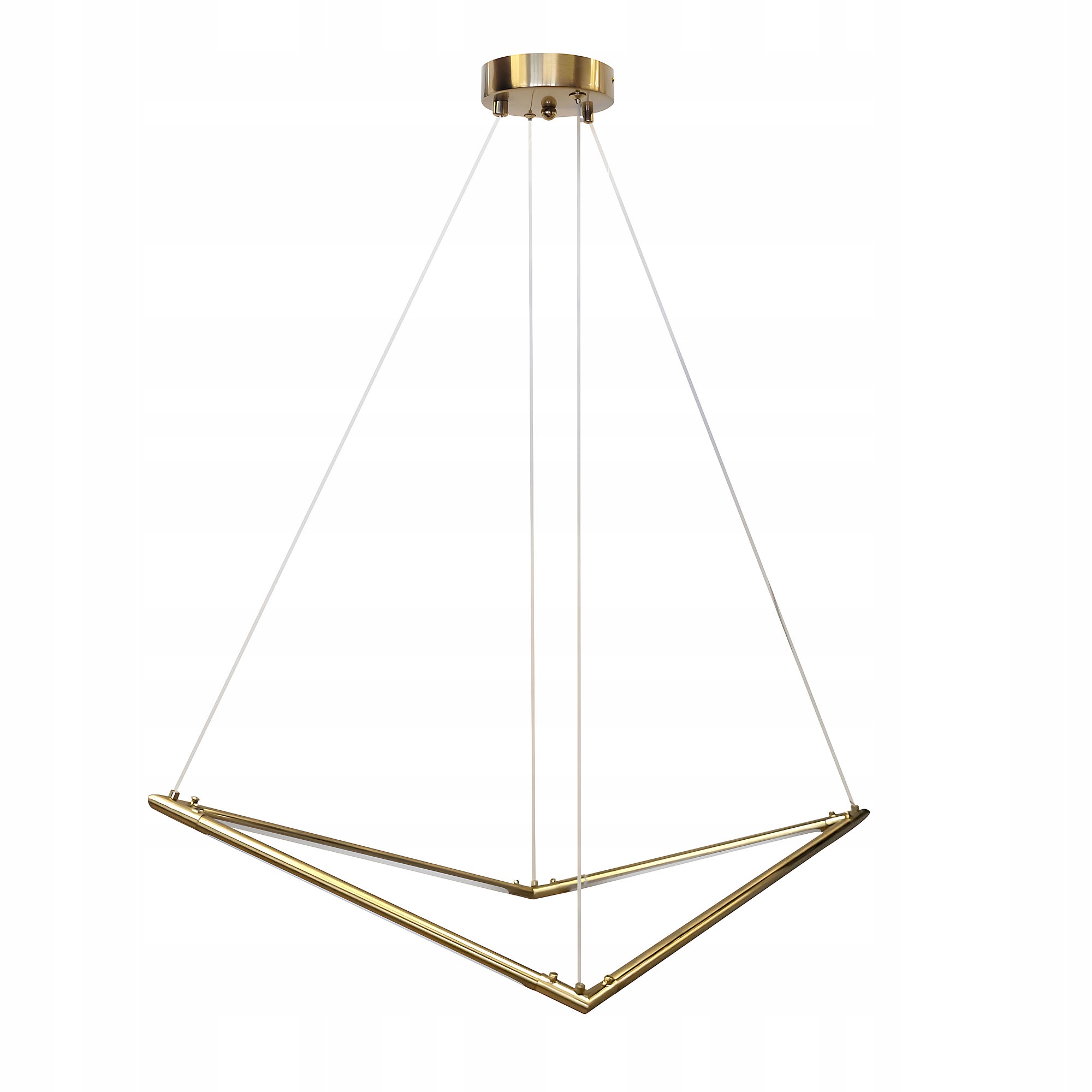 Toolight Led Lampa APP1776-CP Zlatá kartáčovaná