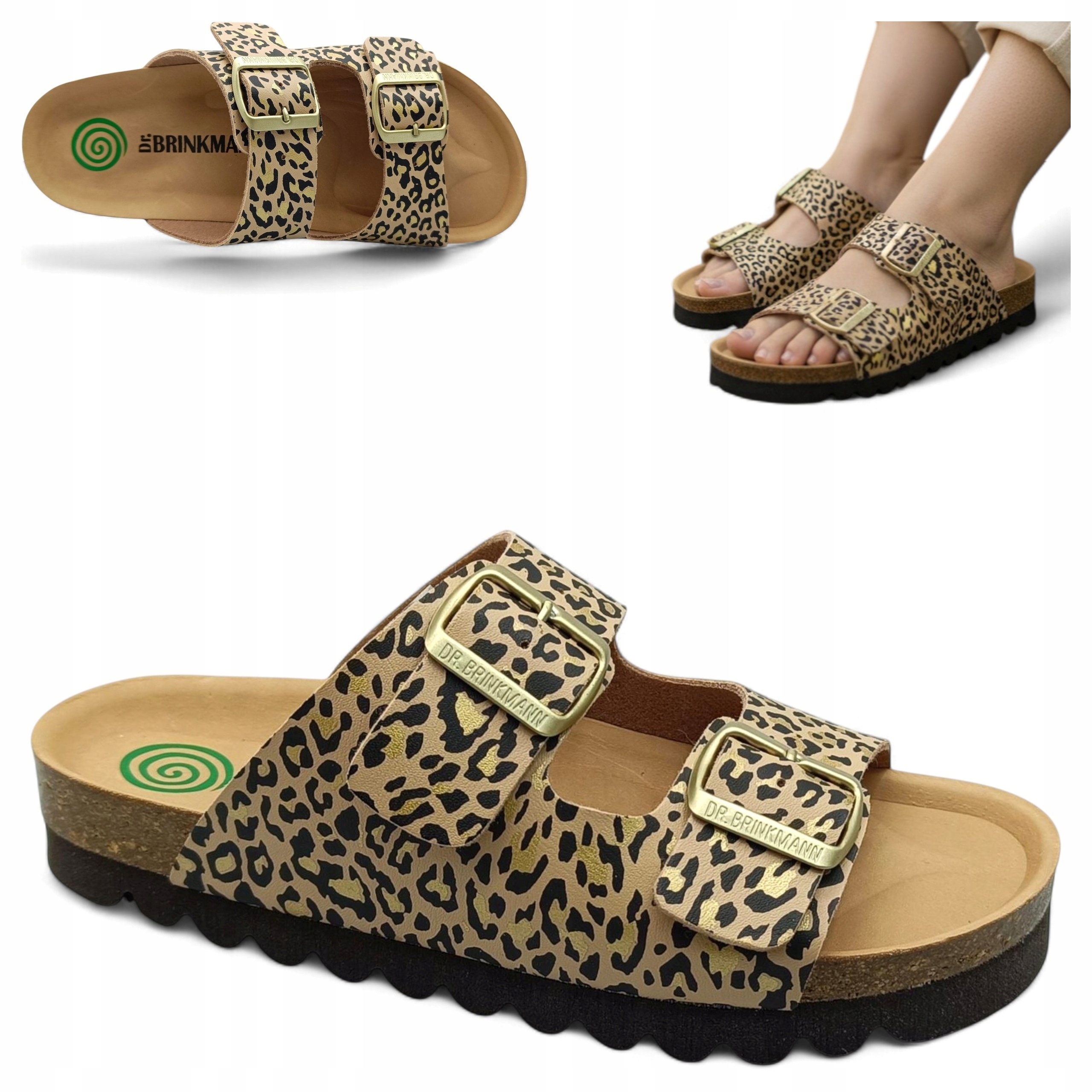 DR.Brinkmann 39 Nazouváky platforma přezky nastavitelné lehké lačky