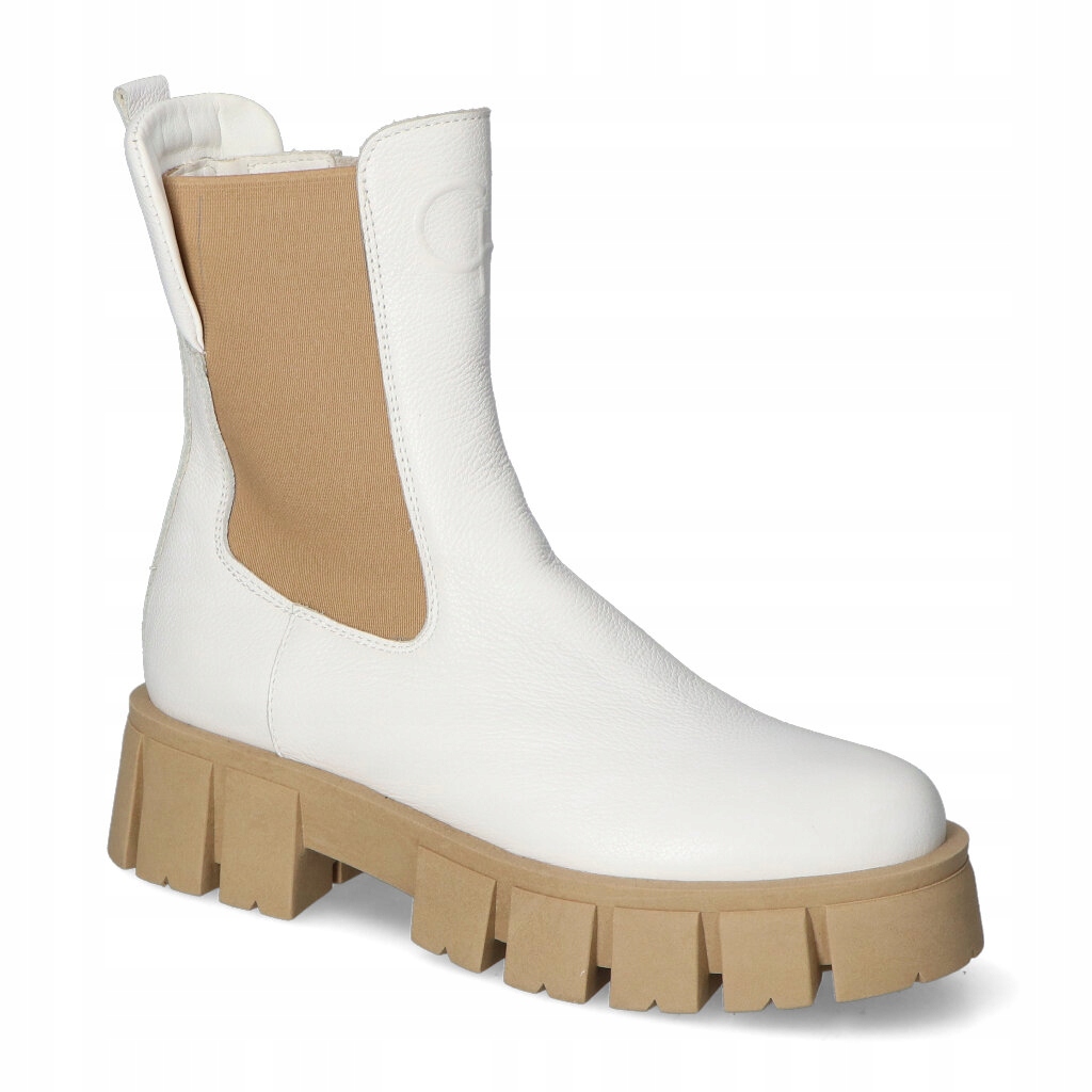 Kotníkové Boty Chebello 4204-154 Bílé lico 36