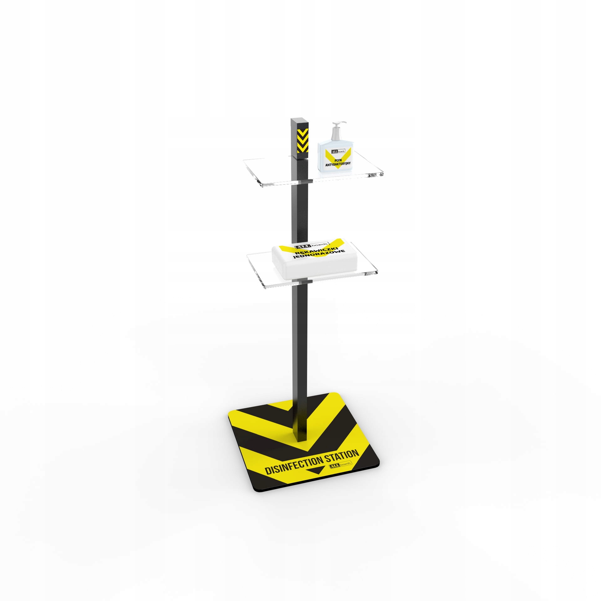 Stojak - stacja dezynfekująca 105cm