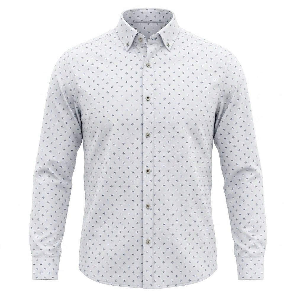 Ego Man košile pánská S0227-01 slim fit XXL bílá