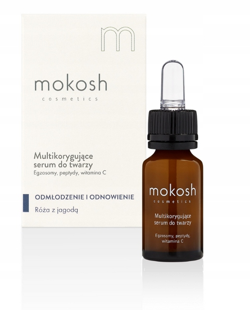 MOKOSH_Multikorekční pleťové sérum Exosomy, Peptidy, Vitamín C 12 ml