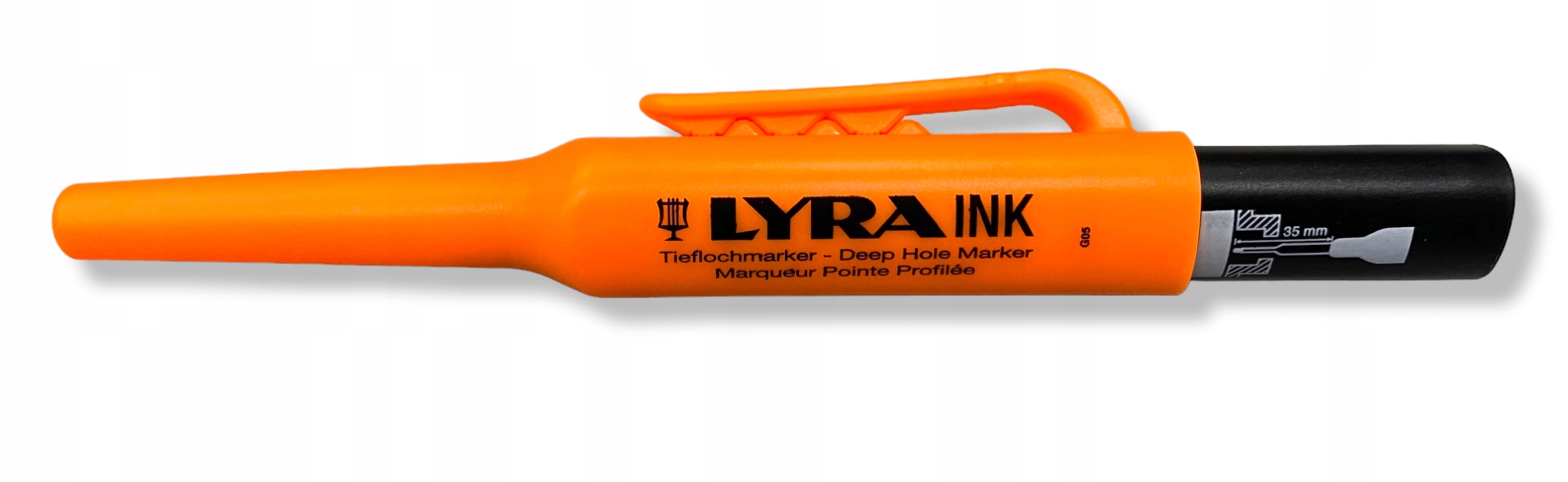

Lyra 4480099 Marker Do Głębokich Otworów Czarny