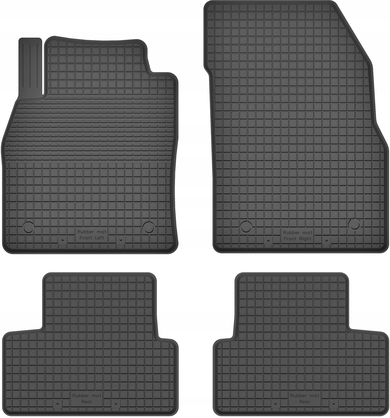 

Dywaniki gumowe korytka do Opel Astra IV 4 J 09-16