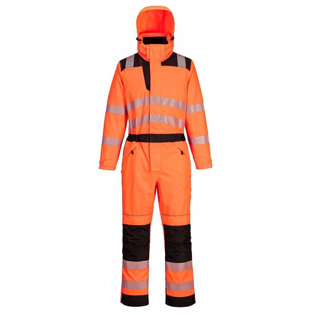Kombinéza PW3 voděodolná En 20471 Kl.3 vel. XL Oranžová/Černá R