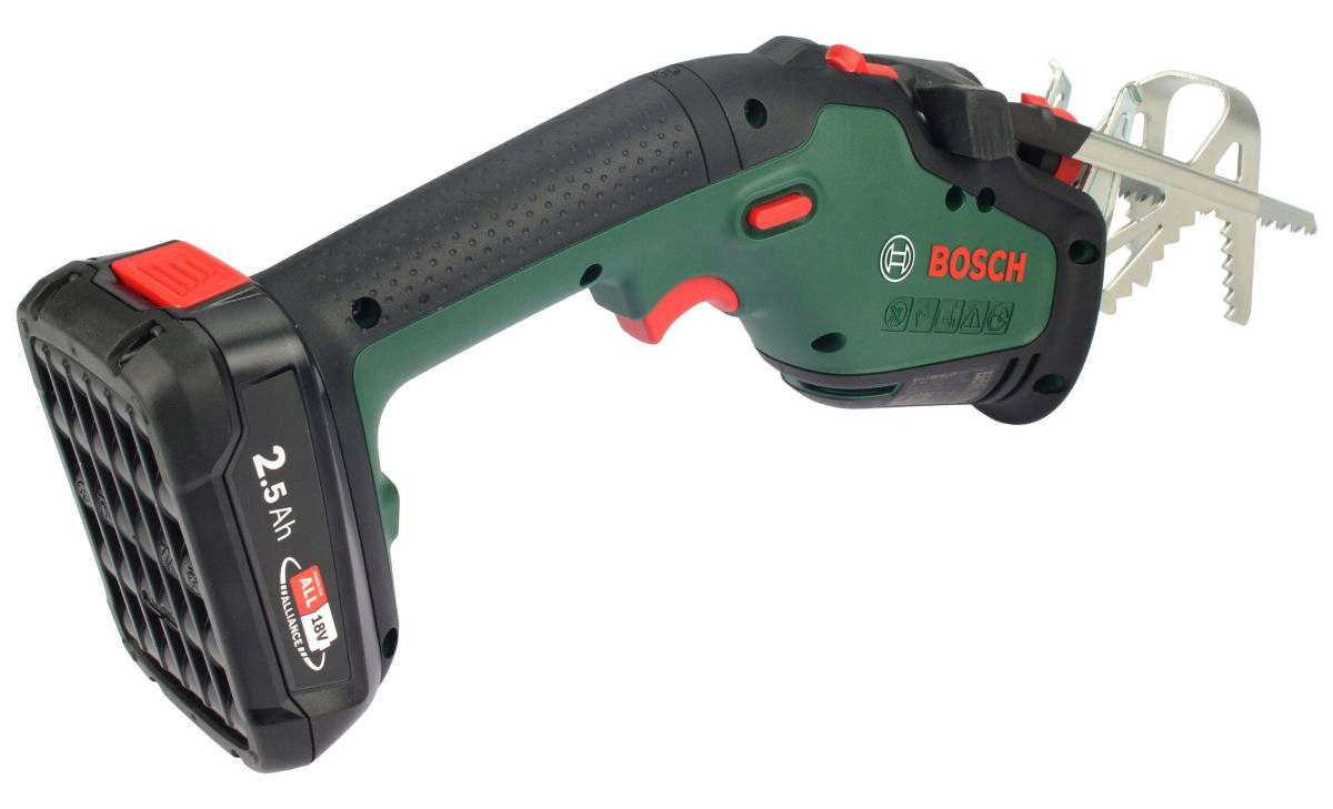 PIŁA AKUMULATOROWA OGRODOWA KEO 18V BOSCH 1x2,5Ah Rodzaj akumulatorowa