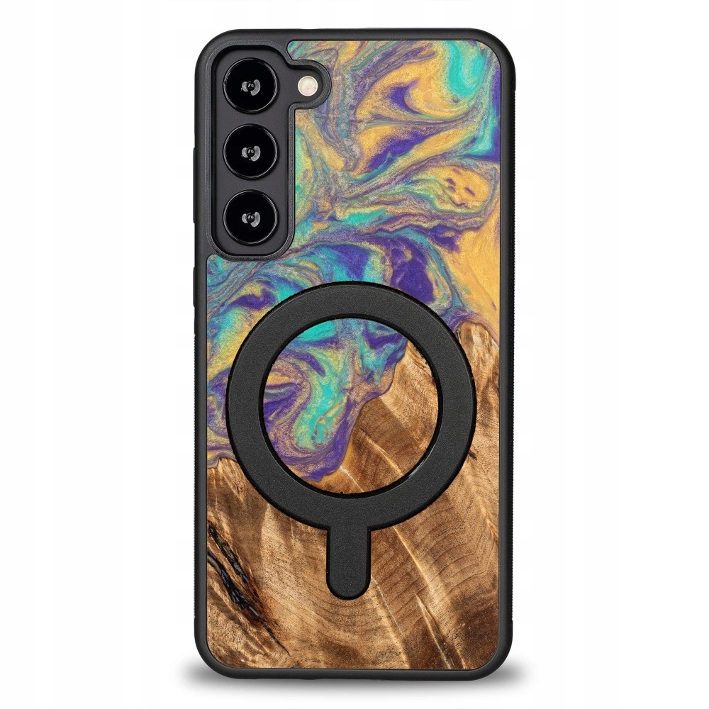 Etui Bewood Unique na Samsung Galaxy S23 Plus Planets Merkury z MagSafe