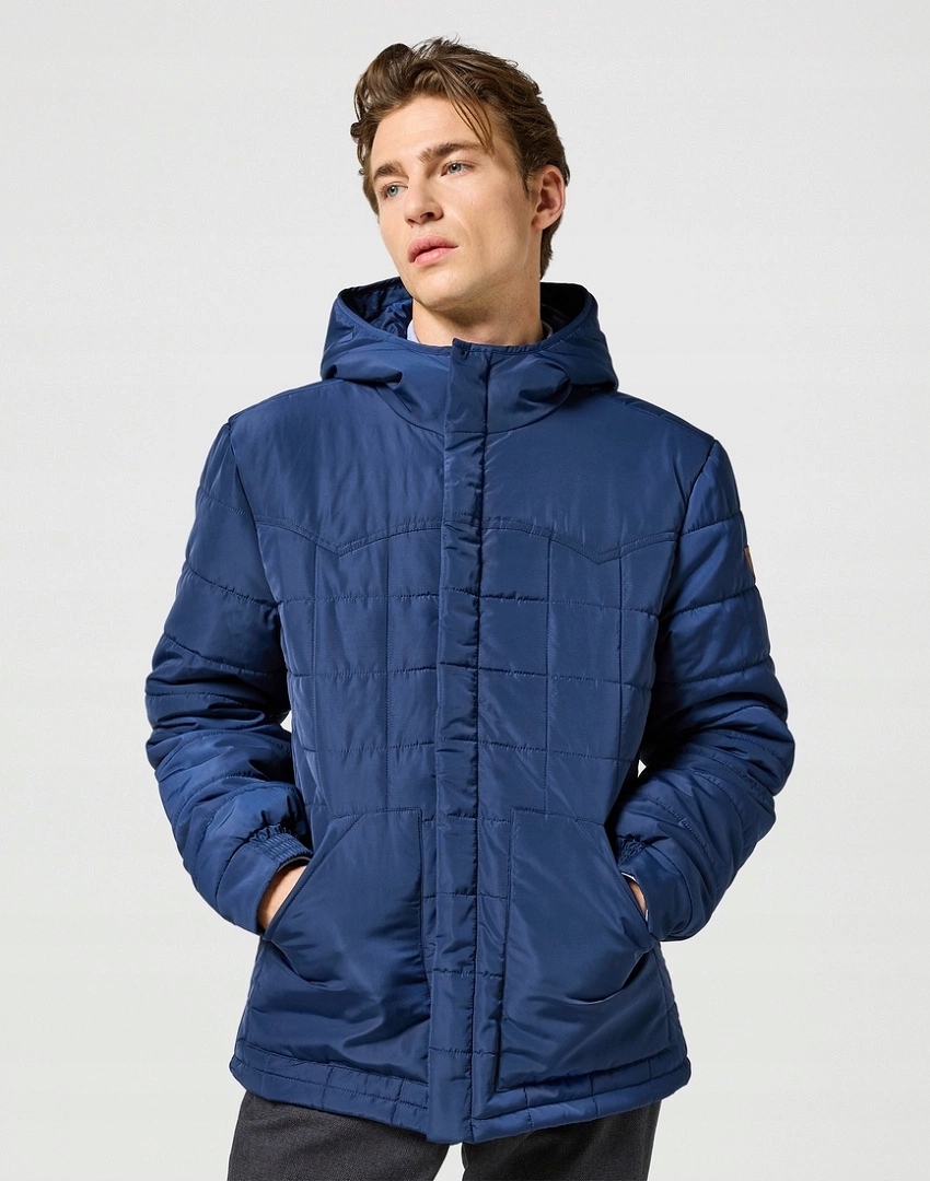 Pánská přechodová bunda Wrangler Transitional Puffer Navy 112357208 M