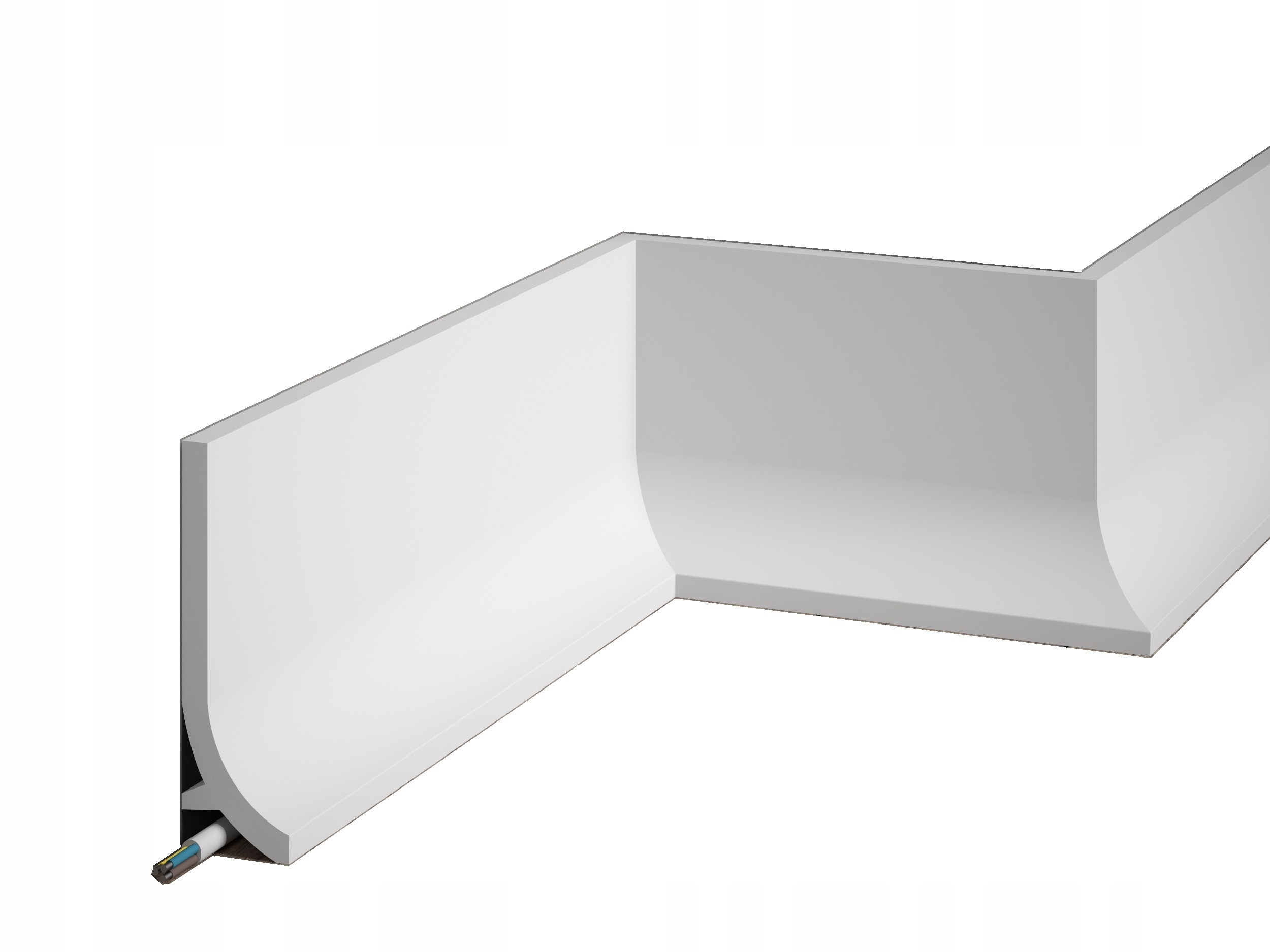 Listwa Mardom decor QS011 40 x 135 dł. 200cm biały