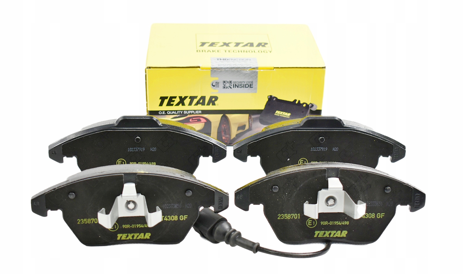 TEXTAR 2358701 КОЛОДКИ ТОРМОЗНОЕ AUDI A3 SKODA OCTAVIA