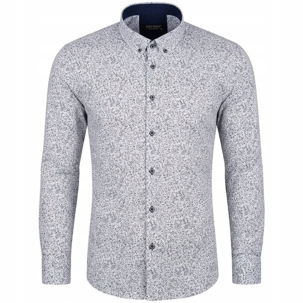 Ego Man košile pánská EKB-314 nadměrná velikost 4XL bílá