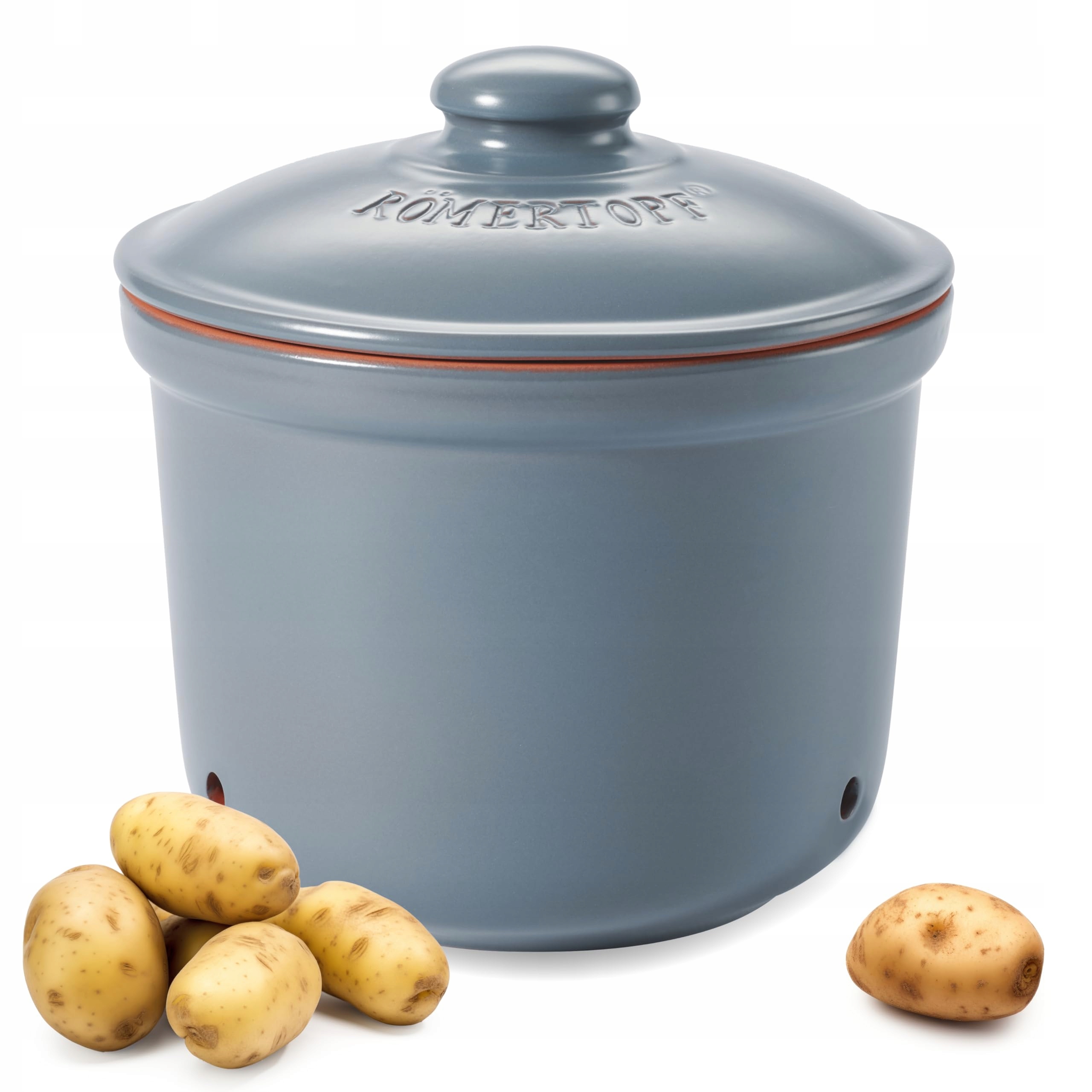 Römertopf Maxi Plus skladovací hrniec, modro-šedá, 5,5 l