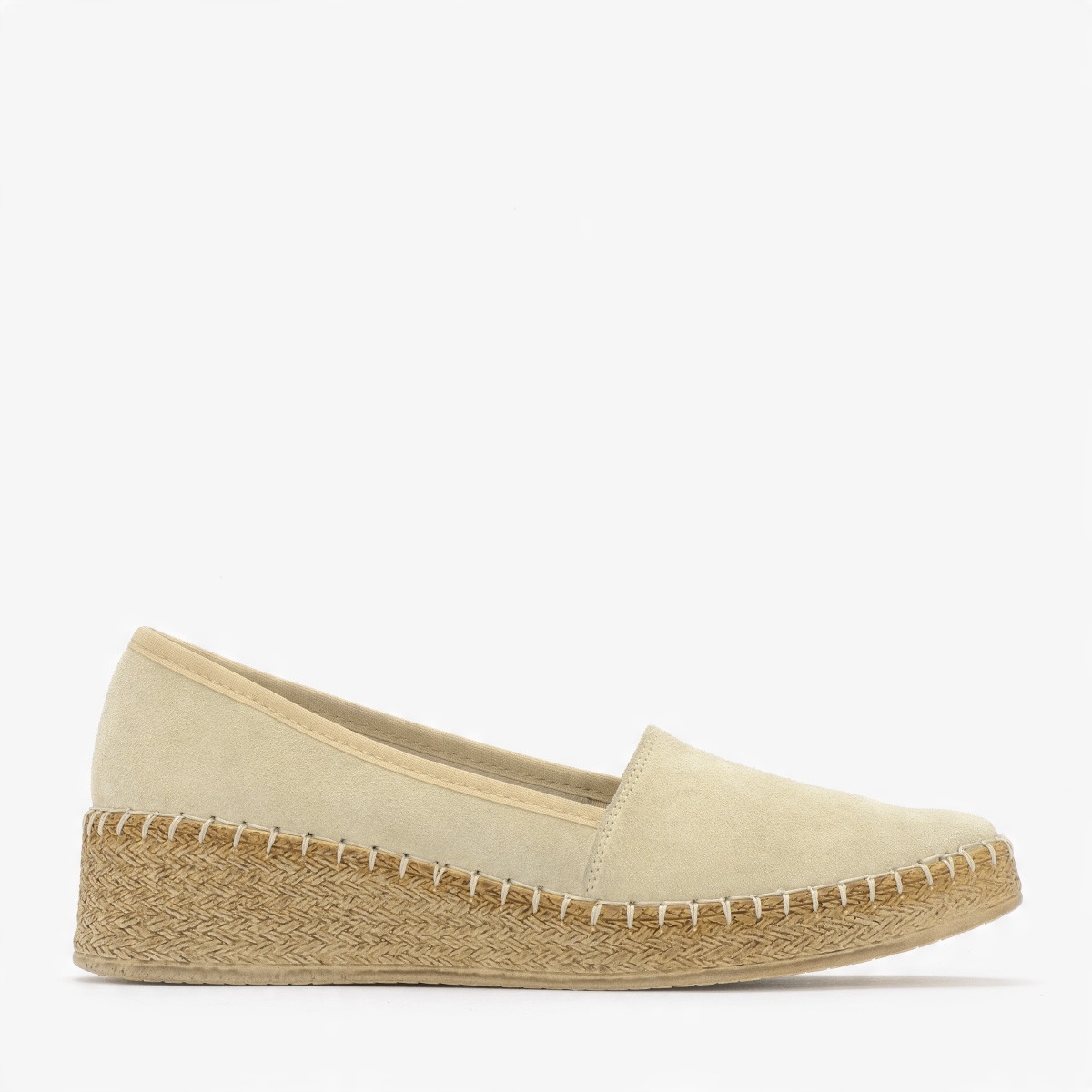

Ryłko szare skórzane espadryle damskie 37