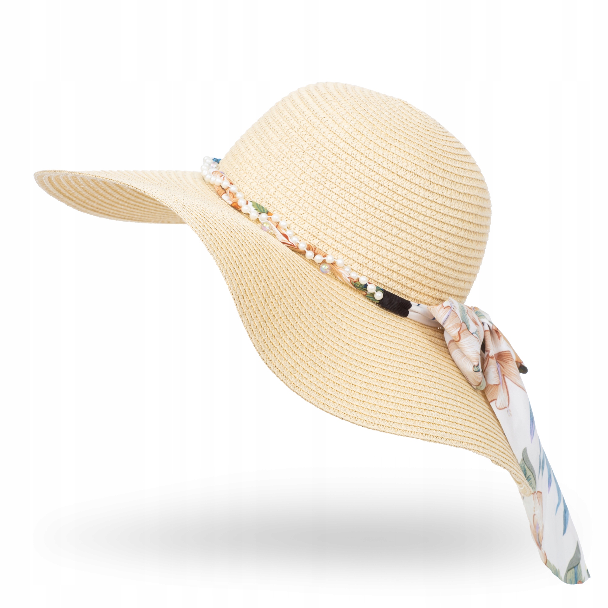 

Kapelusz Damski Słomkowy Na Lato Falowany