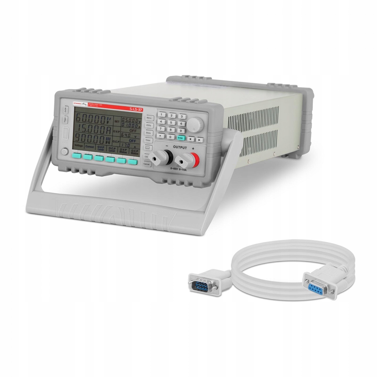 

Stamos 10021067 Zasilacz Laboratoryjny 0-60V RS232