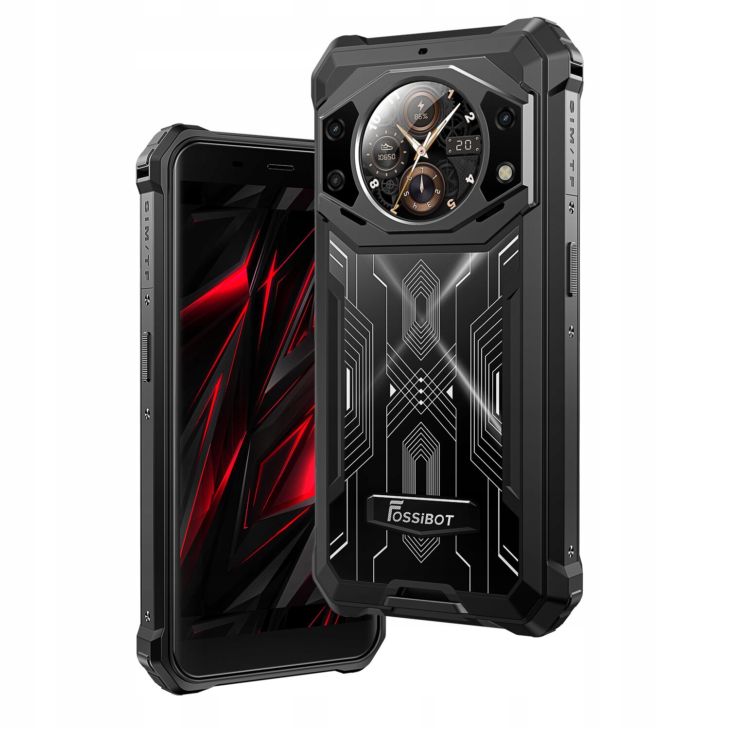 FOSSiBOT F101 PRO 8 Go RAM 128 Go ROM 10600mAh 24MPx IP68 IP69K ANDROID 13 PL