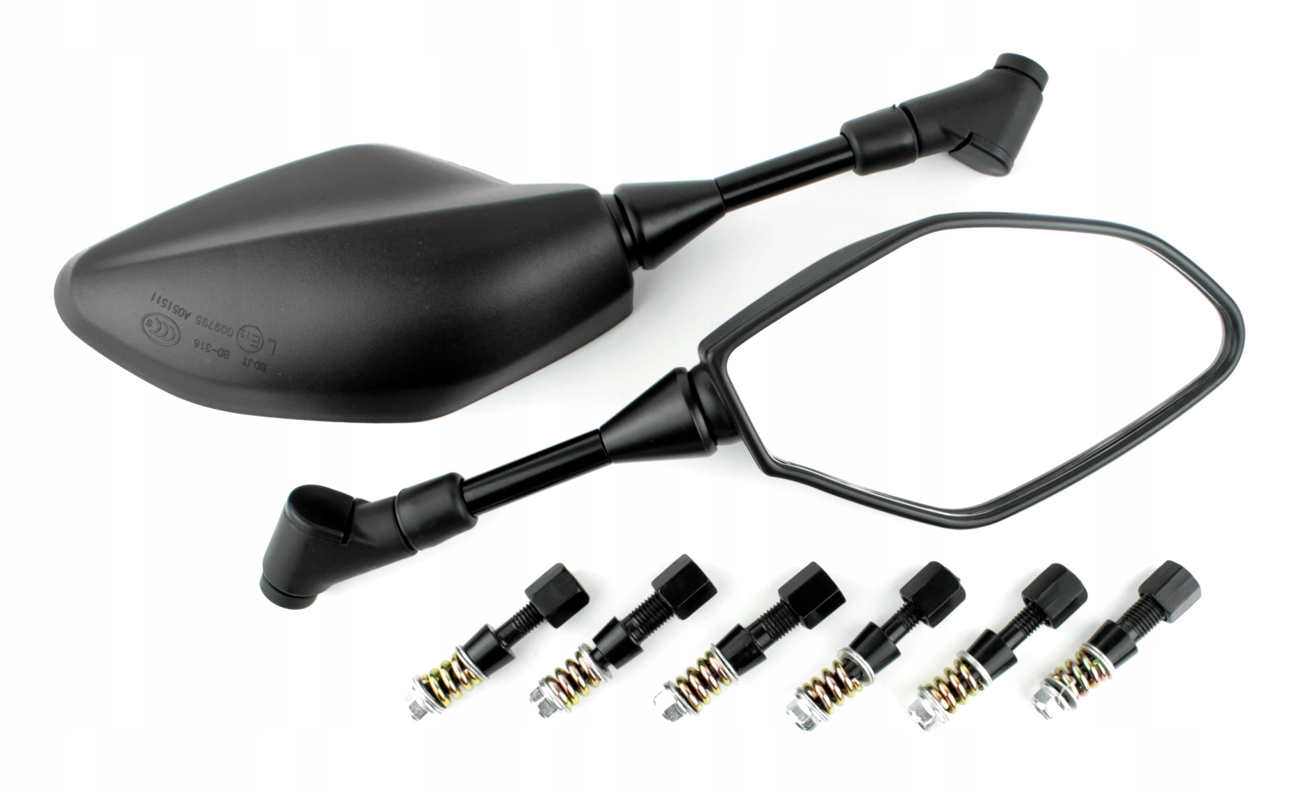 

Lusterka Motocyklowe Czarne M10 Yamaha Mt Tracer