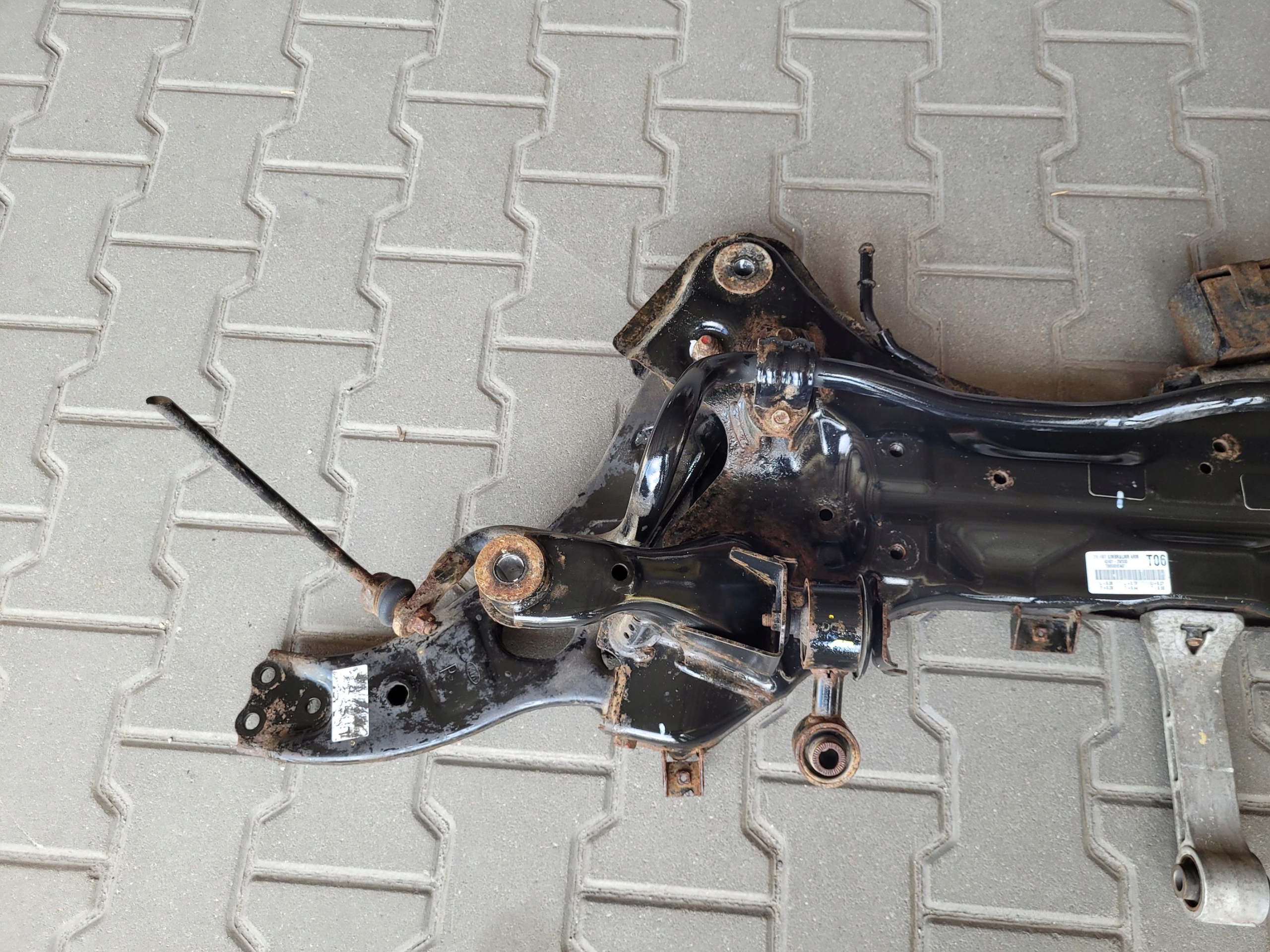 suspension beam axle beam subframe front front HYUNDAI SANTA FE III 2.2 D CRDI