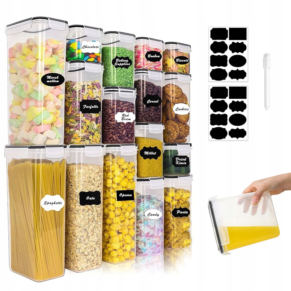 Plastové Nádoby Na Potraviny Pro Skladování X16