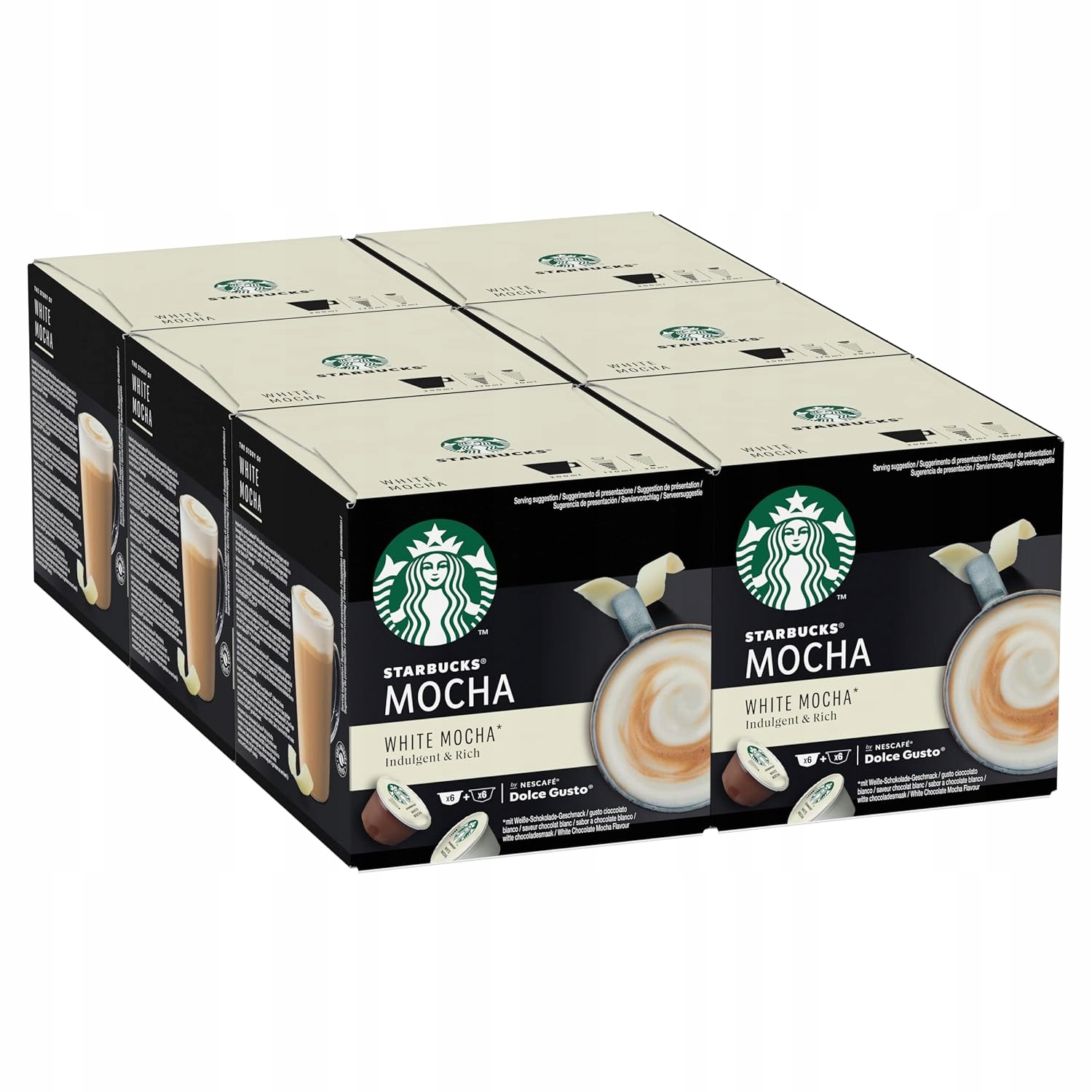 Kapsułki Dolce Gusto Starbucks White Mocha 6x 12 kapsułek