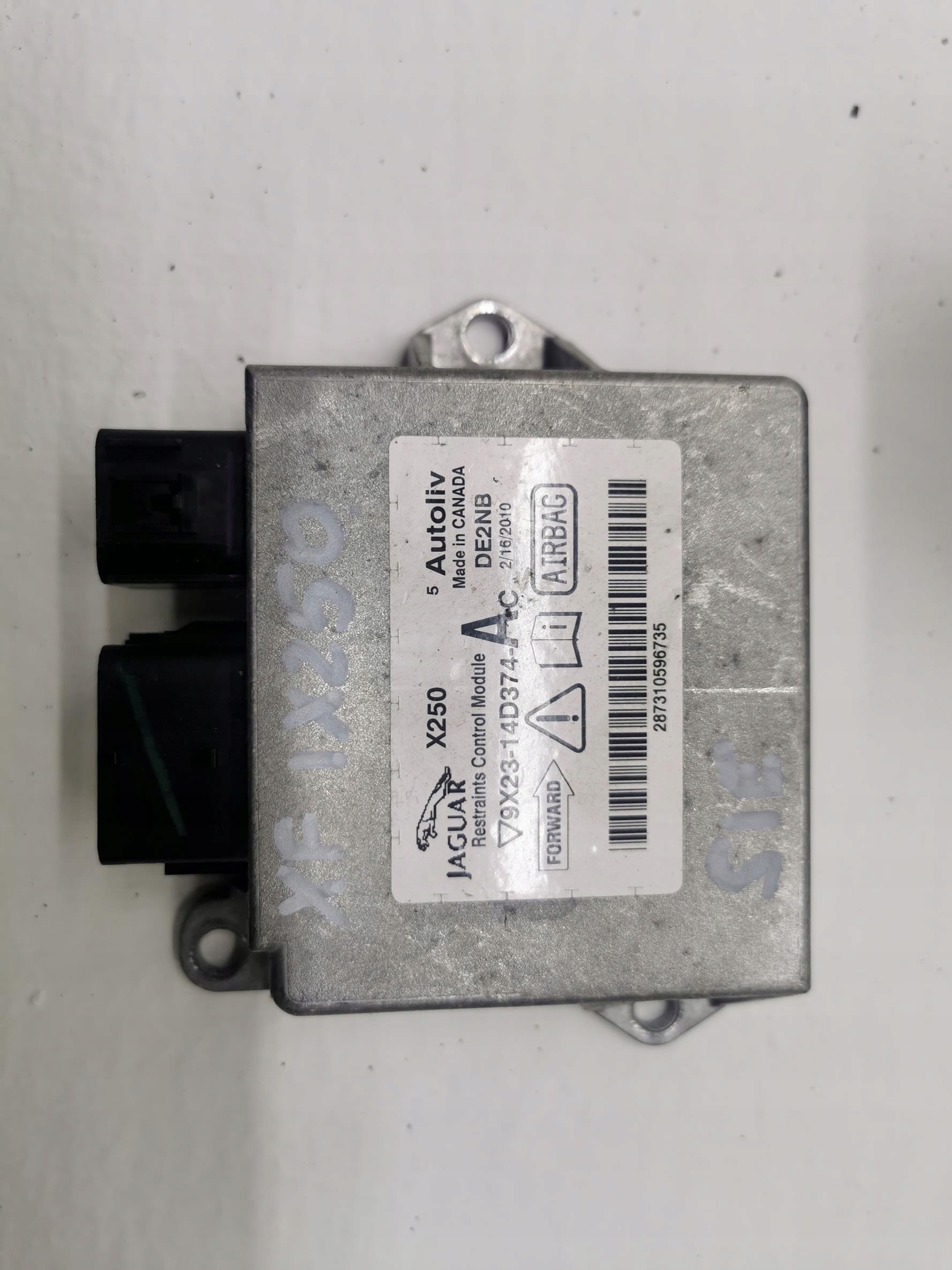 modulo airbag JAGUAR XF e X250 9X23-14D374-AC 07-15