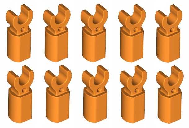 

Lego uchwyt ramię pomarańcz 10 szt 11090 44873