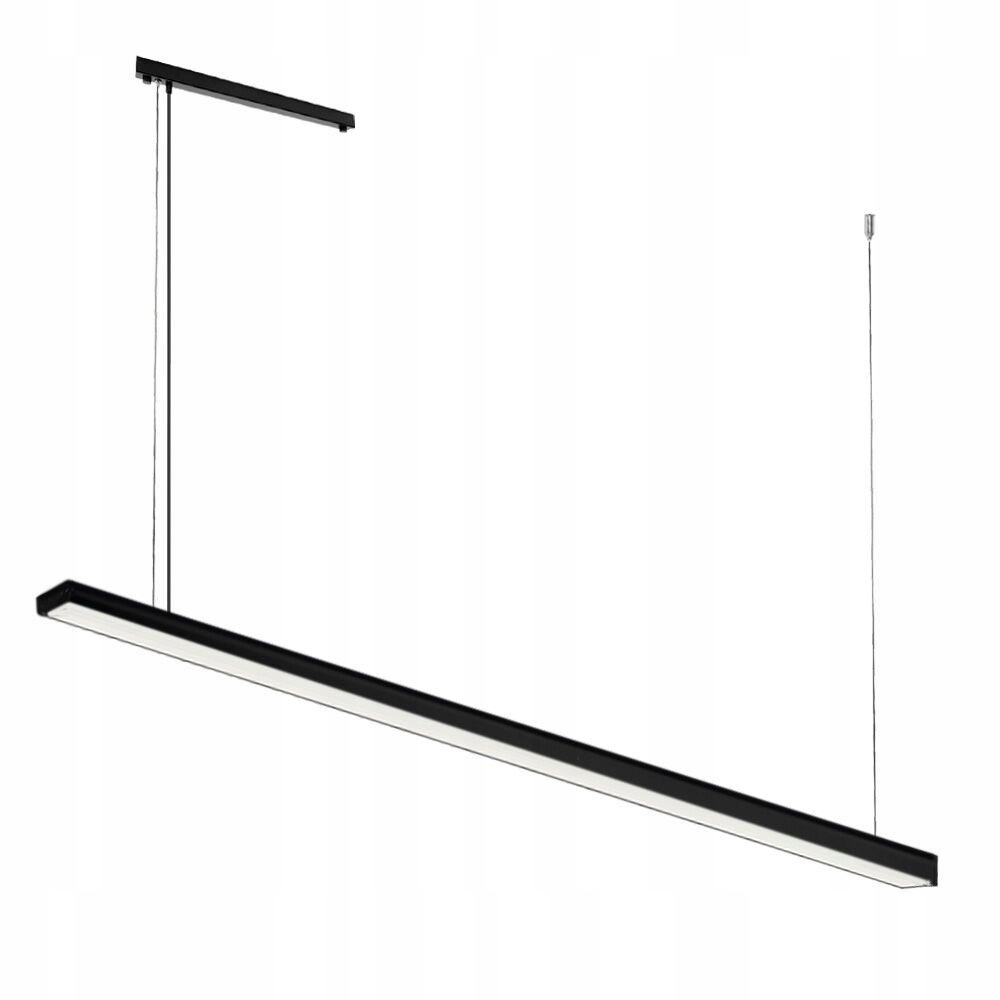 Čierna lineárna závesná Led lampa 36W 3000K 180 cm Hiate 1856 Antigo