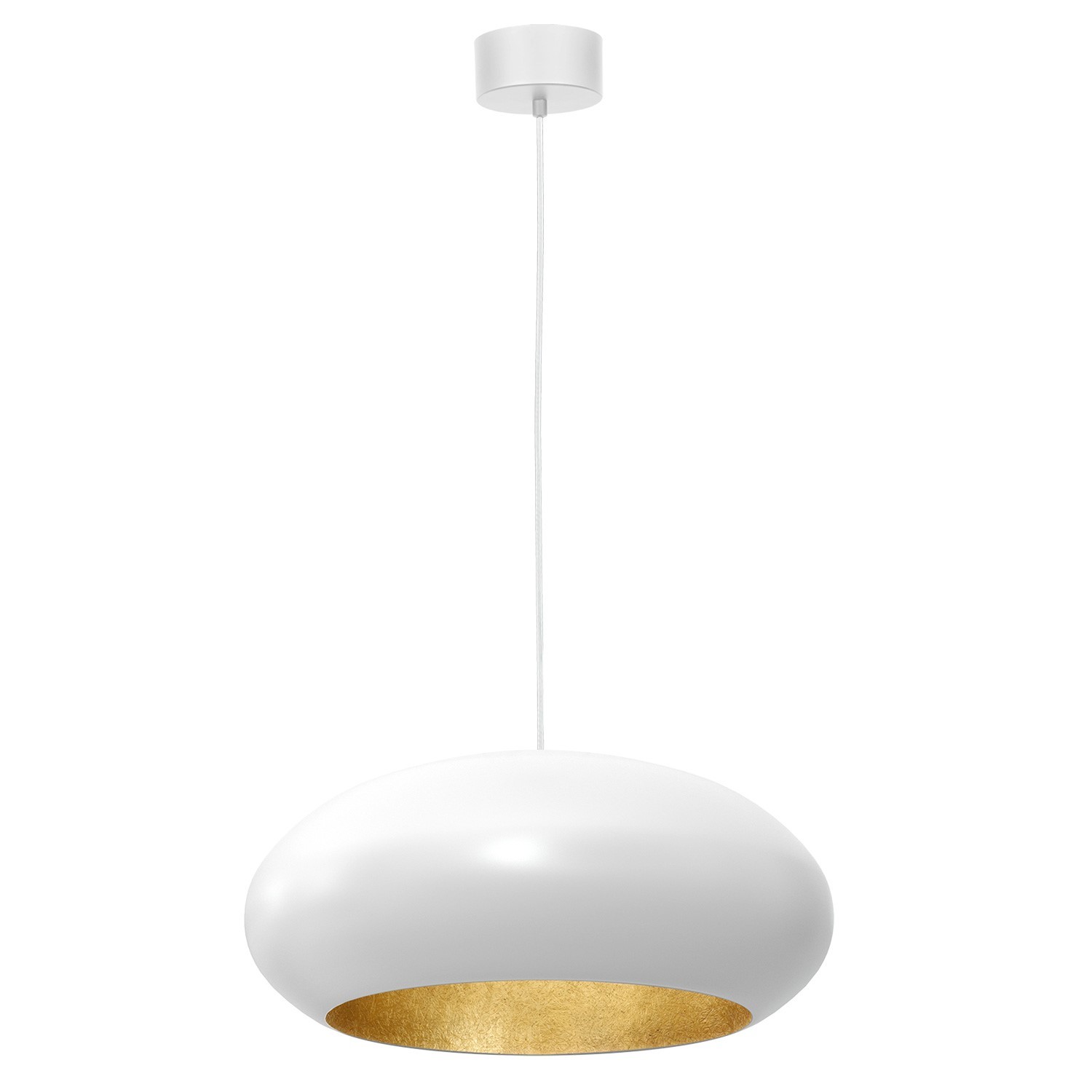 Závěsná Lampa Luminex Compo 1677 Bílá Zlatá