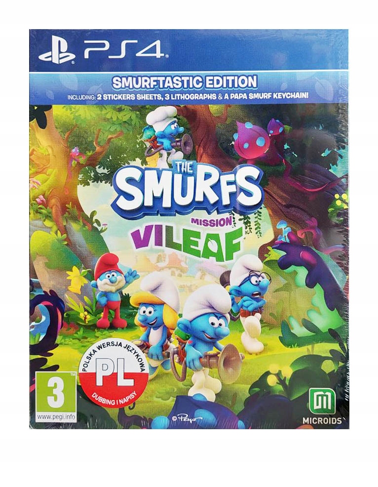 

Smerfy Misja Złoliść Ed. Smerfastyczna PS4 Pl