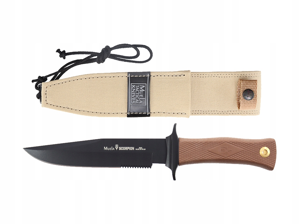 Nóż Muela Tactical Rubber Handle 180 mm myśliwski survivalowy