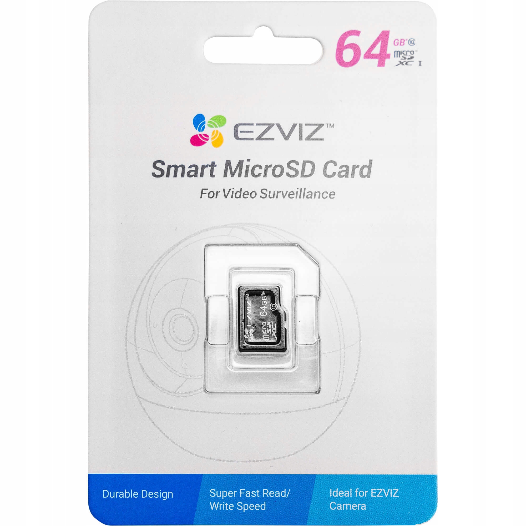 Karta pamięci microSD 64GB Ezviz – idealna do kamer i urządzeń mobilnych