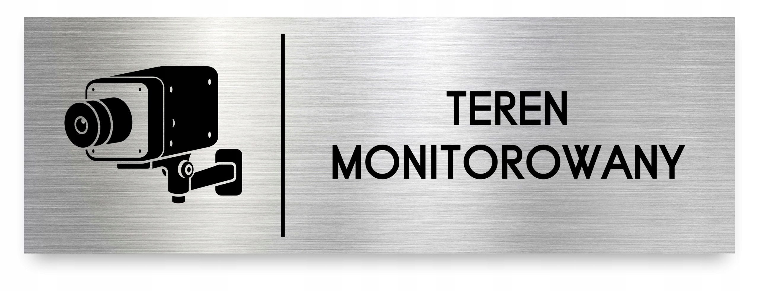 

Tabliczka Teren Monitorowany 30x10 cm Dibond