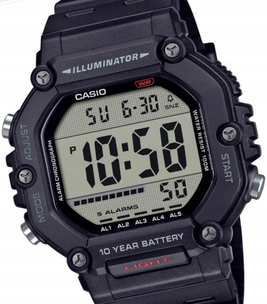 Sportowy zegarek młodzieżowy Casio Sport Digital