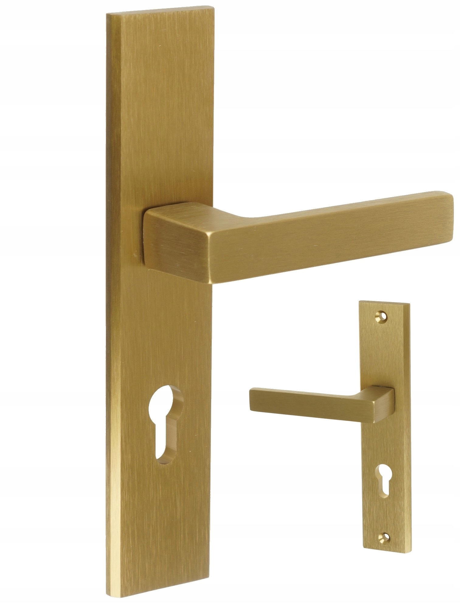 Klika Pro Vnější Dveře Theo 72 MM Vložka Patina Sada