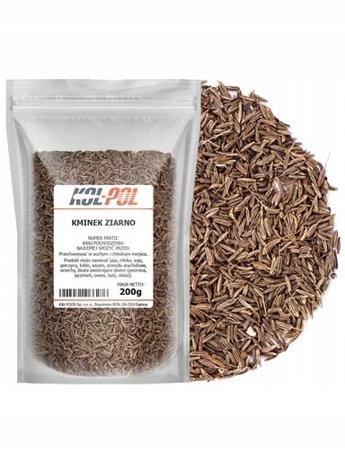 5X Kmín Zrno 200g Semena kmínupřírodní koření aromatická kvalita Kol-Pol