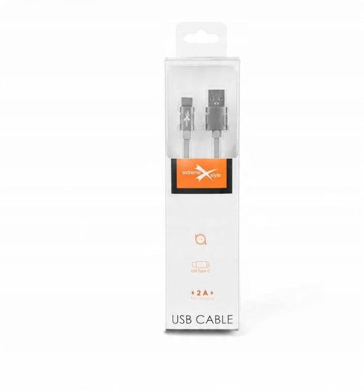

Kabel silikonowy do telefonu Usb Typ C 2 m Biały