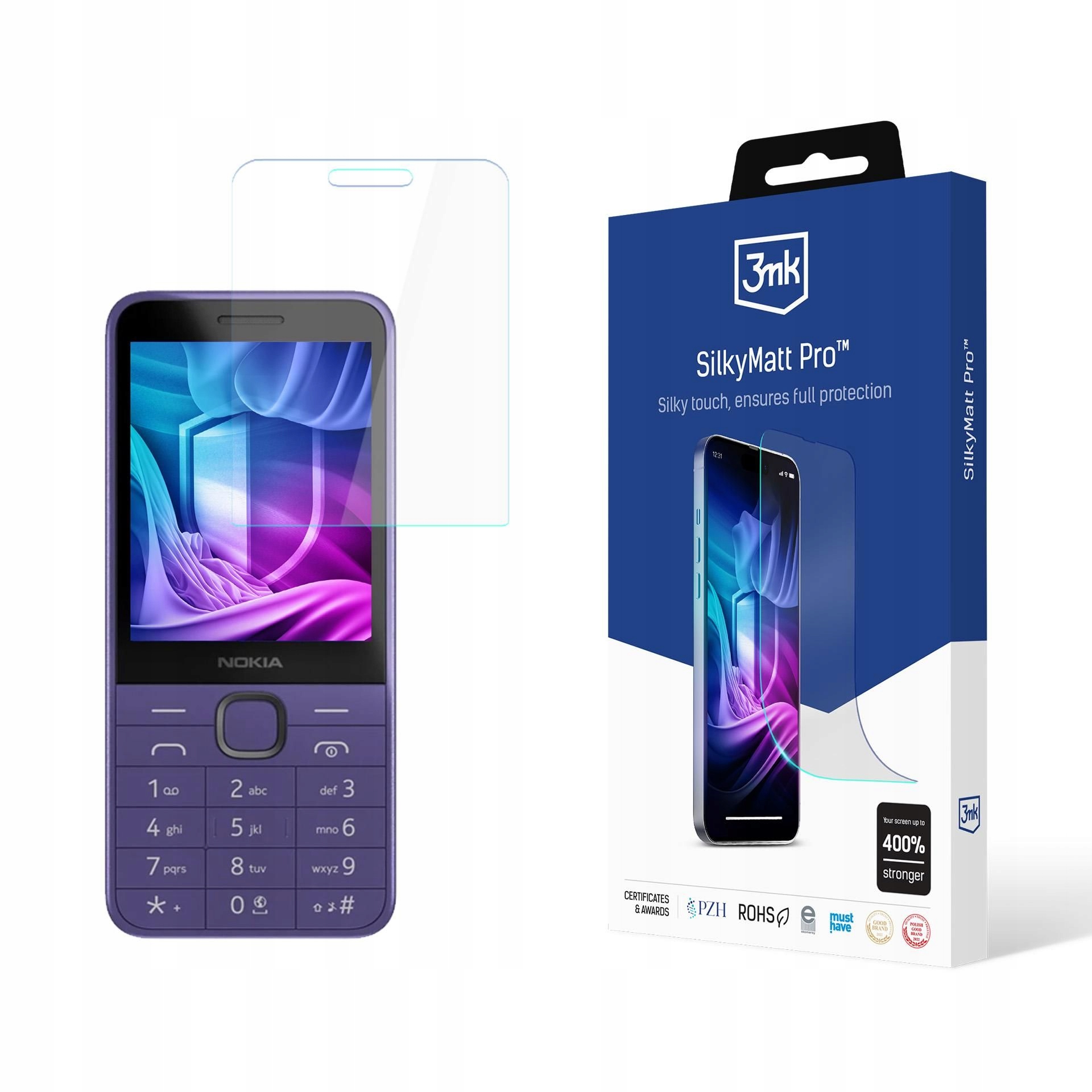 Matowa folia ochronna do Nokia 235 4G 215 4G (2024) 3mk Silky Matt Pro